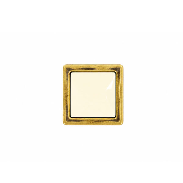Vintage Square Handle Florence Antique 31×31mm