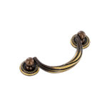 Decorative Drop Furniture Handle Shaded Bronze 96mm - Image 2