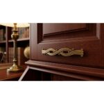 Elegant Milano Gold Fix Handle – 128mm - Image 4