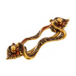 Fix Handle Gold Plated 128mm - Image 2