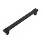 Modern Fix Handle Varnished Matt Black – 160mm - Image 2