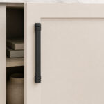 Modern Fix Handle Varnished Matt Black – 160mm - Image 3