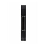 Fix Handle In Porcelain 128mm Varnished Black Matt