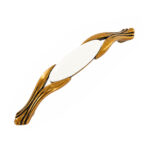 Fix Handle In Porcelain 128mm Ant.gold - Image 2
