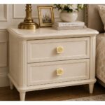 Crystal Royal Ivory Gold Patina Knob – 30mm - Image 3
