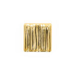 Modern Square Gold Plated Knob – 30mm
