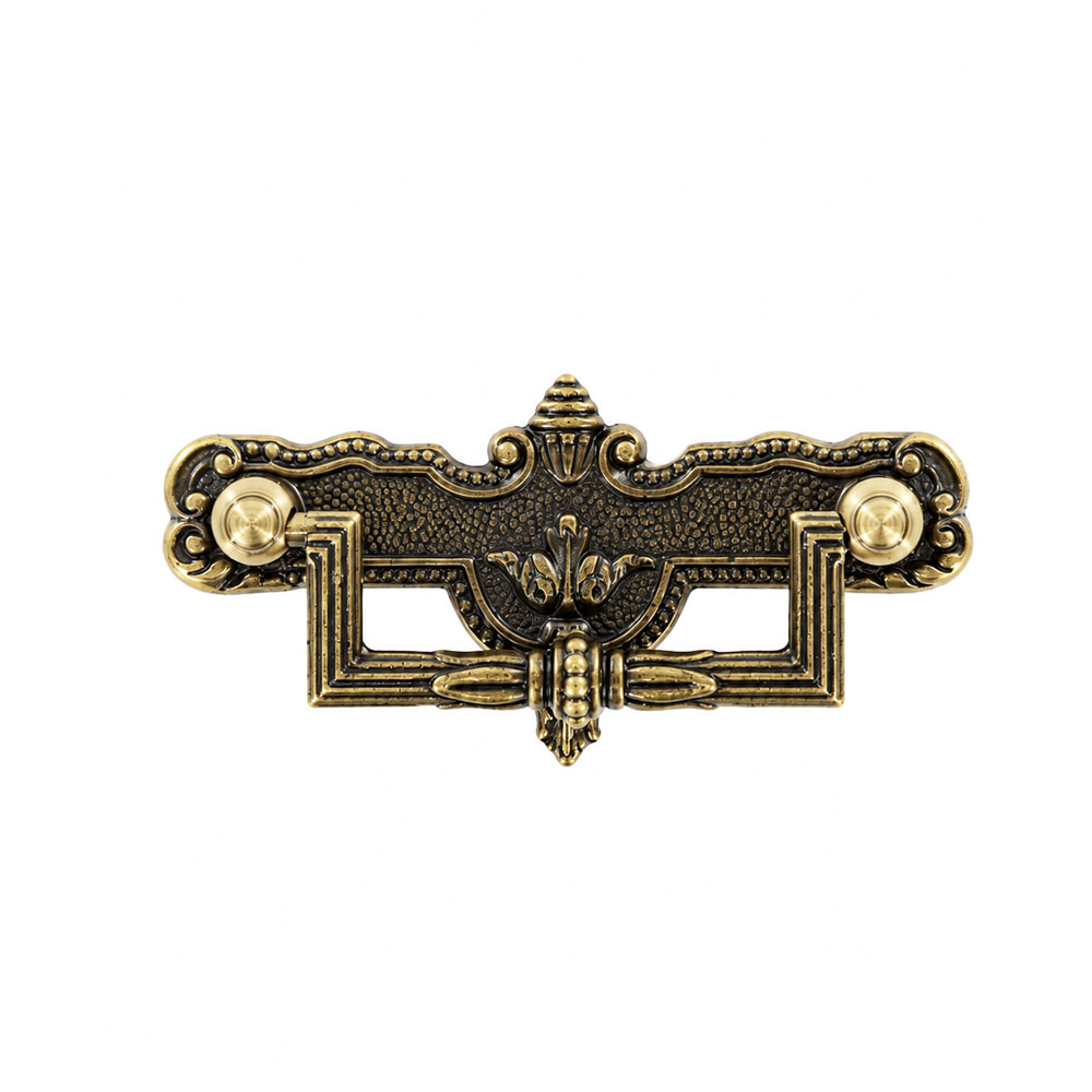 ITS-52-1 Decorative Drop Handle Polished Bronze 64mm - Image 1