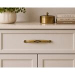 Elegant Curve Diamond Handle Florence Antique 96mm - Image 3