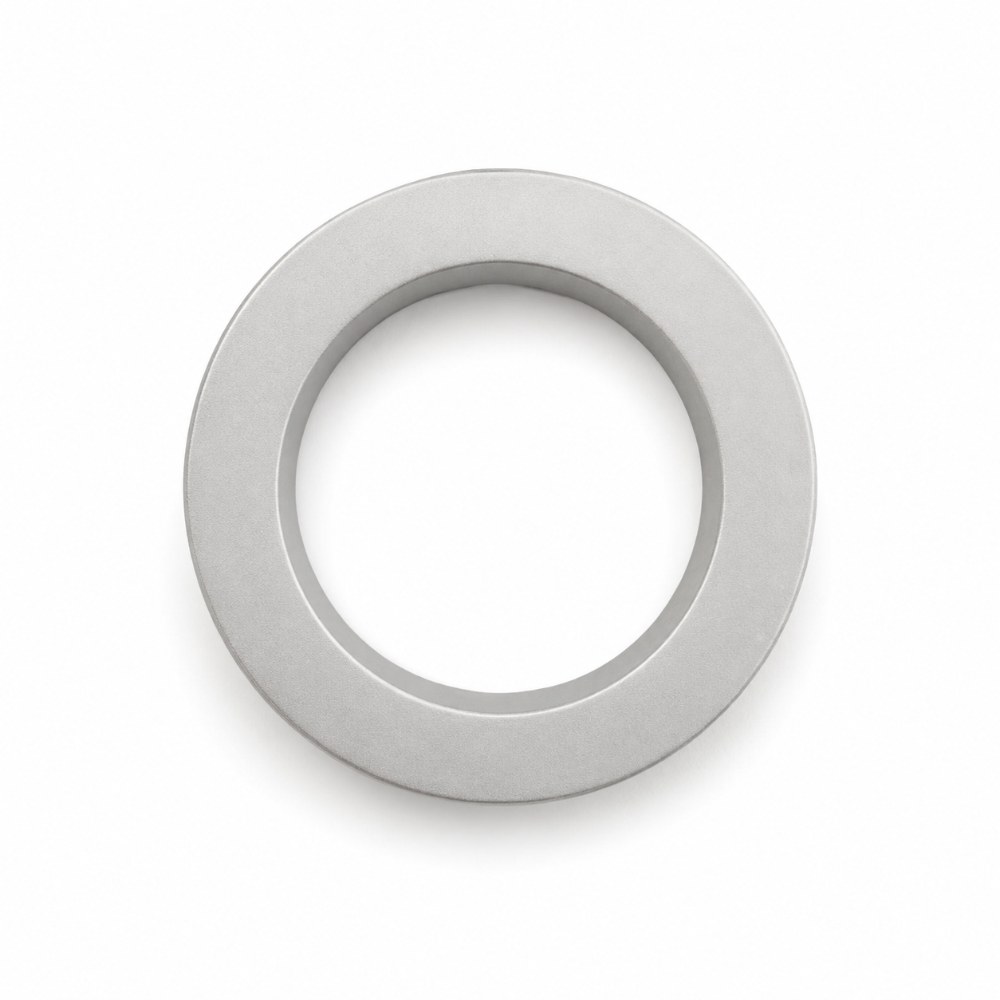 ITS-538-1 Elegant Orbit Ring Handle Matt Silver 32mm - Image 1