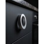 Elegant Orbit Ring Handle Matt Silver 32mm - Image 3