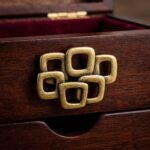 Modern Linked Square Handle Florence Antique 32mm - Image 3