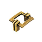 Modern Square Link Knob Florence Antique 32mm - Image 2