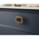 Modern Square Link Knob Florence Antique 32mm - Image 3