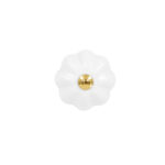 Classic Porcelain Furniture Knob Bronze 31mm