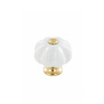 Classic Porcelain Furniture Knob Bronze 31mm - Image 2
