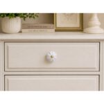 Classic Porcelain Furniture Knob Bronze 31mm - Image 3