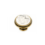 Paris Porcelain Furniture Knob Bronze 35mm - Image 2