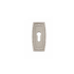 Satin Keyhole Escutcheon Florence Antique 25x49mm