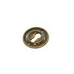 Round Keyhole Escutcheon Florence Antique 35mm - Image 2