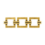Decorative Square Link Handle Florence Antique 128mm