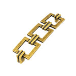 Decorative Square Link Handle Florence Antique 128mm - Image 2