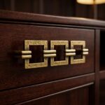 Decorative Square Link Handle Florence Antique 128mm - Image 5
