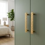 Modern Textured Gold Handle – 160mm - Image 3