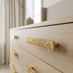 Modern Textured Gold Handle – 160mm - Image 4
