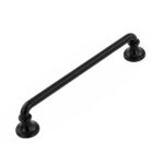 Straight Fix Handle Matt Black – 160mm - Image 2