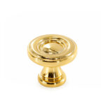 Modern Round Decorative Gold Knob – 25mm - Image 2
