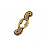 Vintage Keyhole Escutcheon Florence Antique 20mm - Image 2