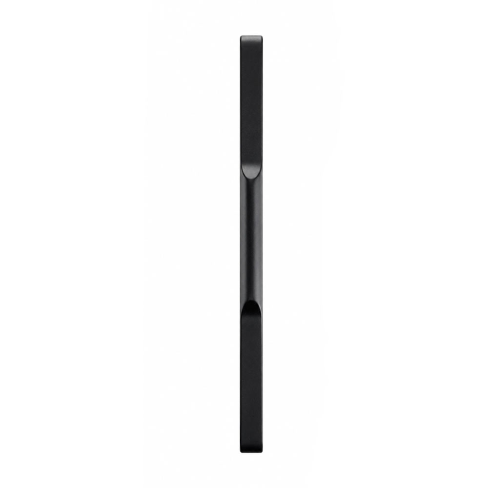 ITS-654-1 Slim Edge Fix Handle Matt Black – 160mm - Image 1