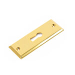 Gold Keyhole Escutcheon Plate – 25 × 60mm - Image 2