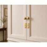 Gold Keyhole Escutcheon Plate – 25 × 60mm - Image 3