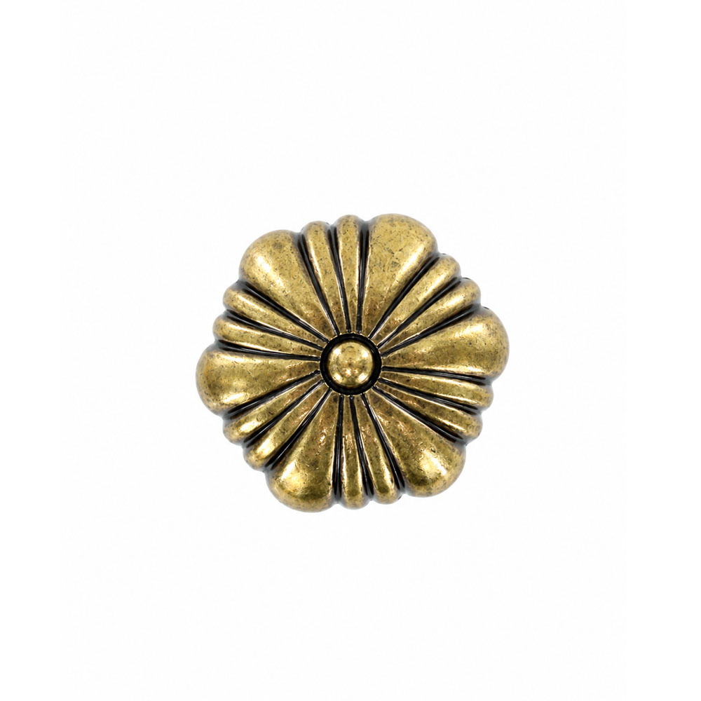 ITS-66-1 Decorative Round Knob Polished Bronze 30mm - Image 1