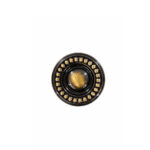 Classic Beaded Style Knob Bronze Polish 24mm