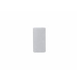 Rectangular Furniture Knob Matt Aluminium 30×16mm