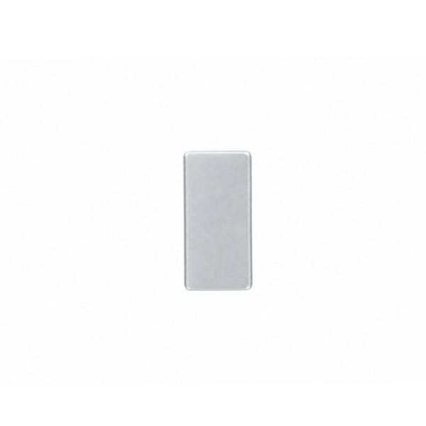 Rectangular Furniture Knob Matt Aluminium 30×16mm