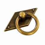 Vintage Plate Ring Handle Florence Antique (67X52H)mm - Image 2