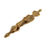 French Gold Decorative Plate Handle – 154mm - Image 2