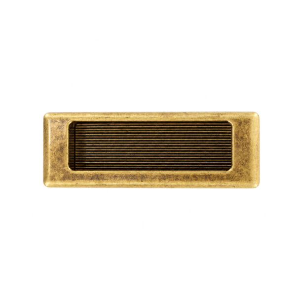 Rectangular Sliding Handle Florence Antique 75mm
