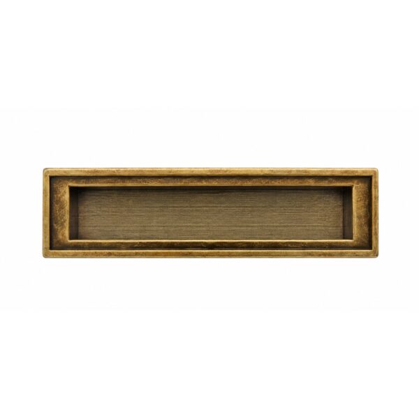 Rectangular Sliding Handle Florence Antique 128mm
