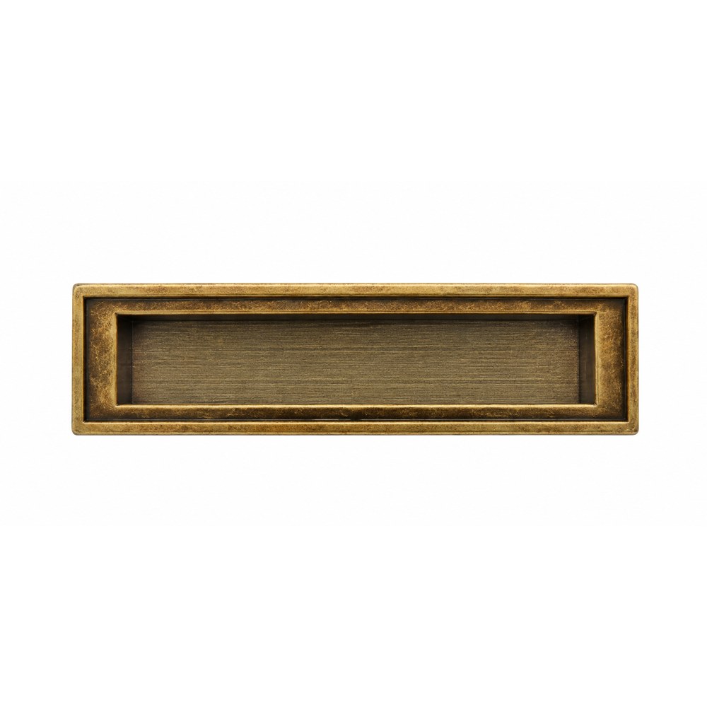 ITS-87-1 Rectangular Sliding Handle Florence Antique 128mm - Image 1