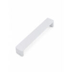 Square Furniture Handle Matt Aluminium 160mm - Image 2
