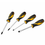 4-Piece Professional Screwdriver Set – Flat & Phillips - Image 2
