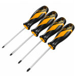 4-Piece Professional Screwdriver Set – Flat & Phillips - Image 4