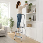Aluminium Ladder 3-Step Wide 5 Inch - Image 3