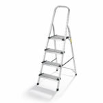 Aluminium Ladder 4-Step Wide 5 Inch