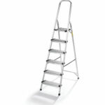 Aluminium Ladder 6-Step Wide 5 Inch