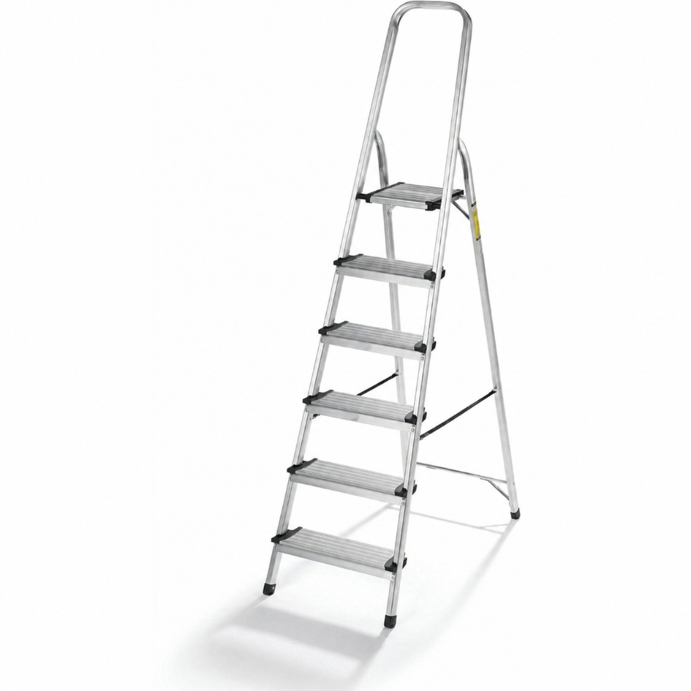 JTC-1003-1 Aluminium Ladder 6-Step Wide 5 Inch - Image 1